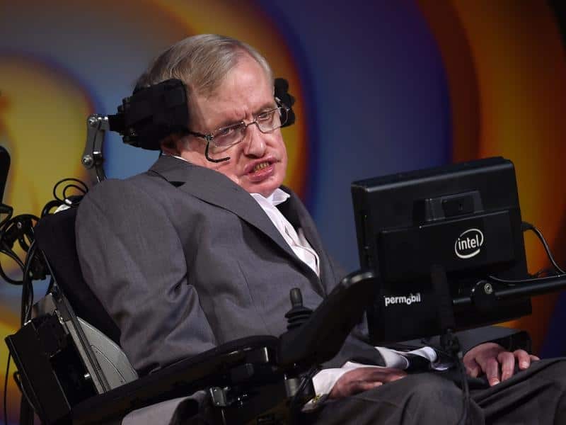 File pic of Professor Stephen Hawking