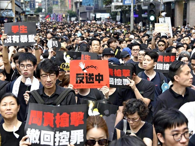 Hong Kong march