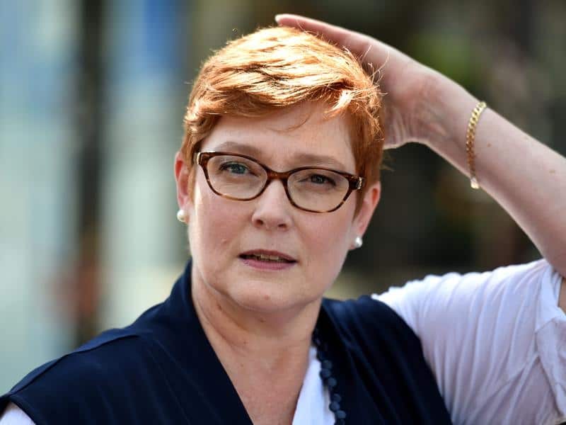 Foreign Affairs Minister Marise Payne said  Australia is making "extensive efforts" to bring the footbalelr home.Foreign Affairs Minister Marise Payne said  Australia is making "extensive efforts" to bring the footballer home.