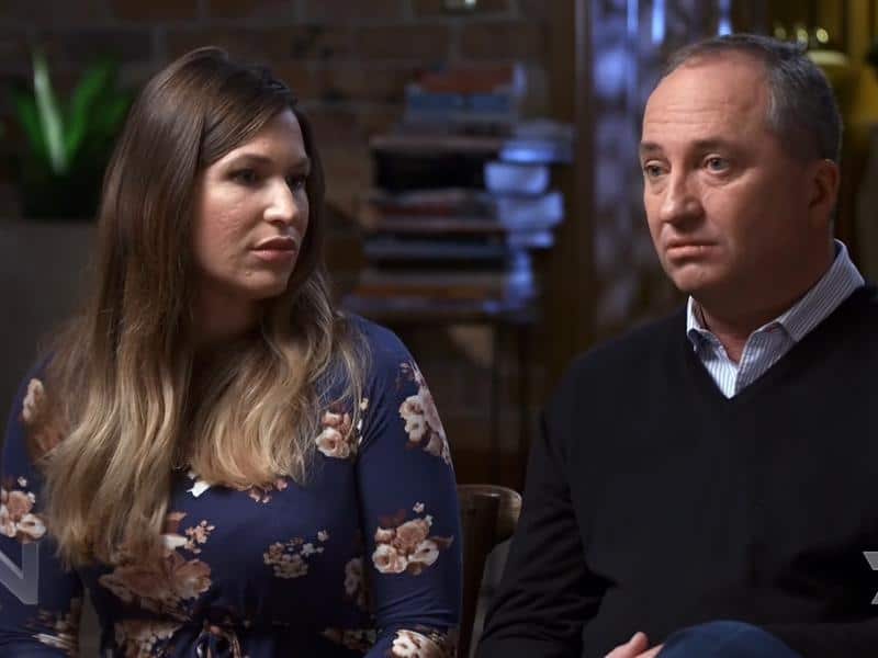 Barnaby Joyce and Vikki Campion