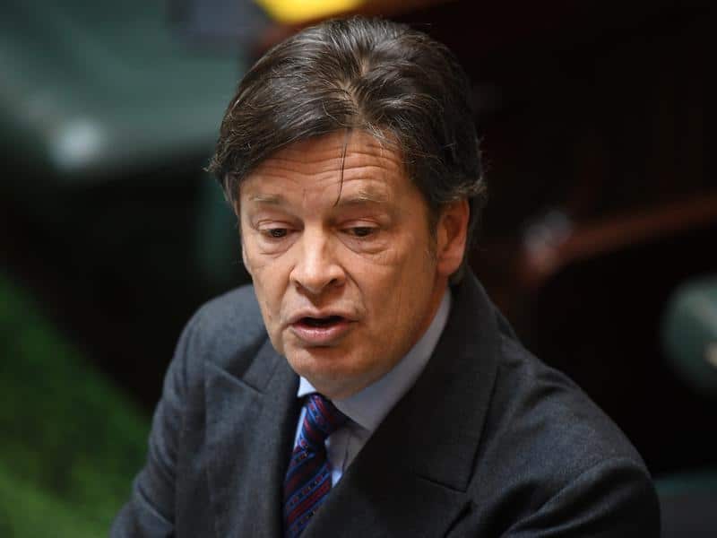 Luke Donnellan speaking in Victoria's parliament.