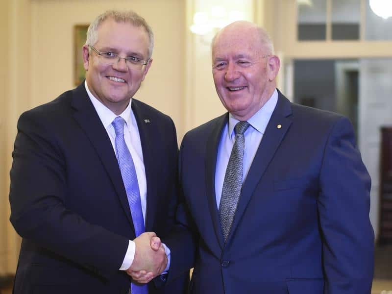 Scott Morrison and Peter Cosgrove