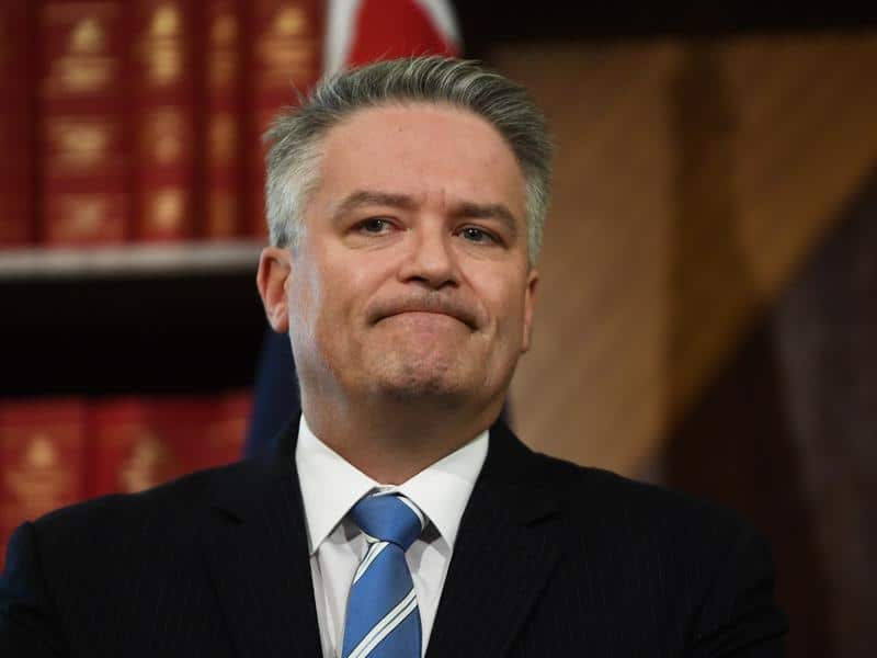 Finance Minister Mathias Cormann.