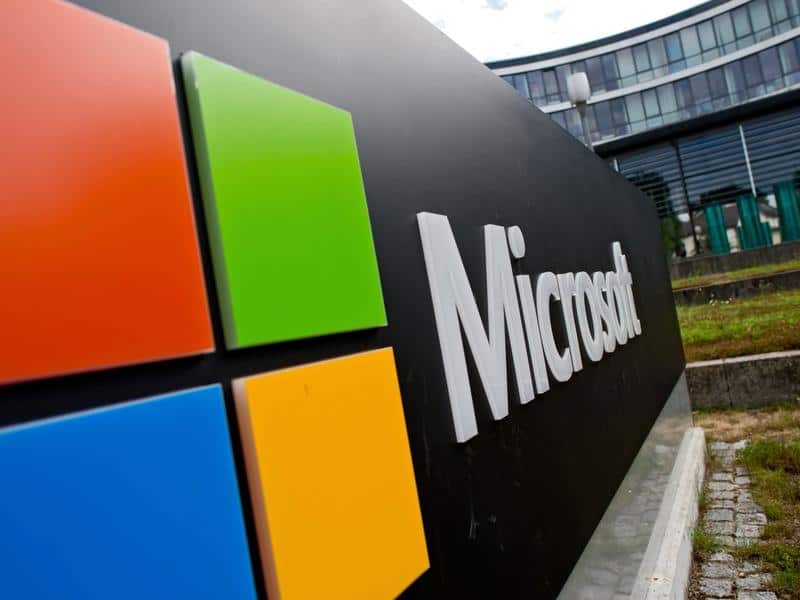 The Microsoft logo