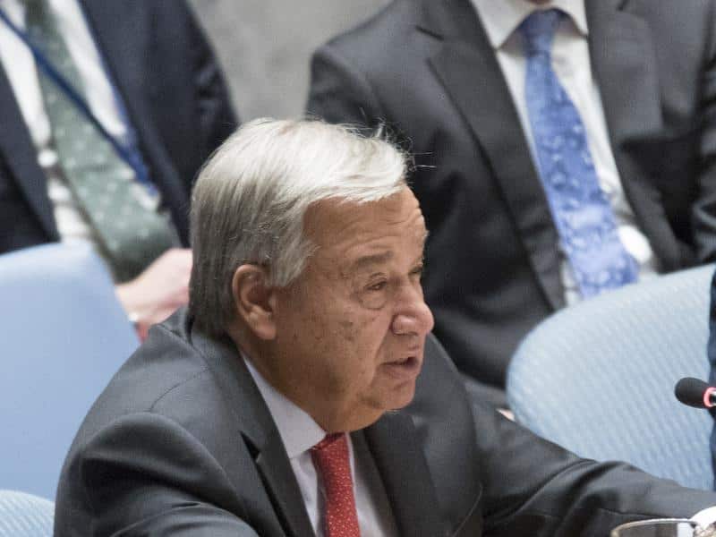 UN Secretary General Antonio Guterres has urged the Security Council to help the Rohingya.