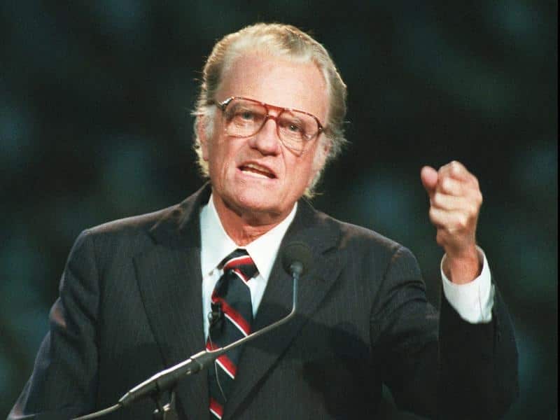 US evangelist Billy Graham. His family say he was a Trump supporter. 