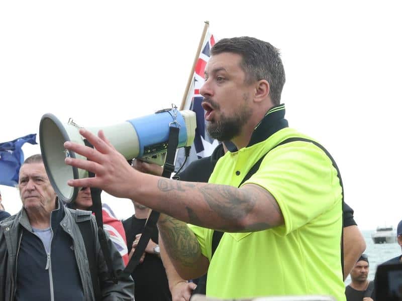 A Liberal MP says he and another MP met with far right activist Neil Erikson (pictured) in Perth last year. 