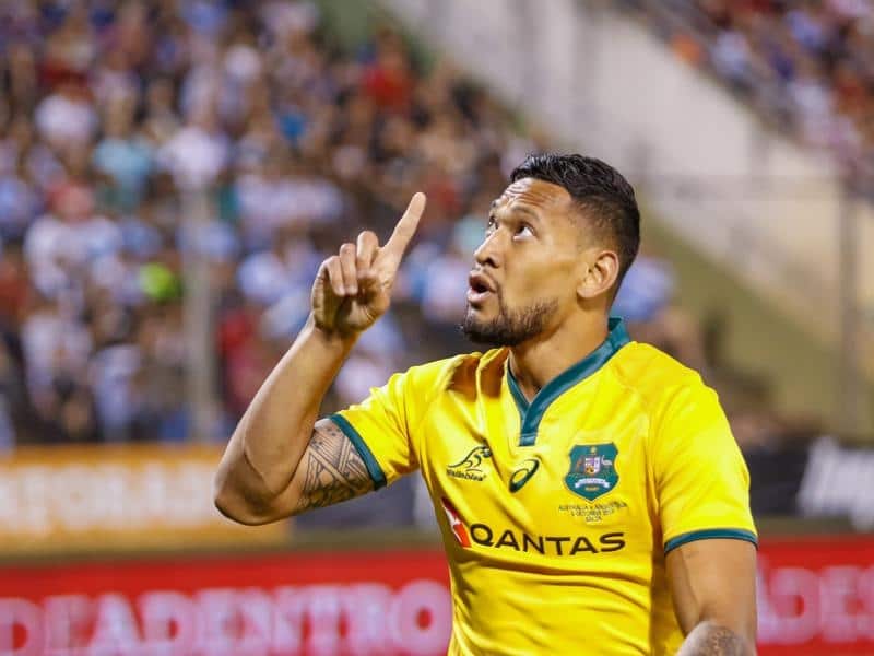 Rugby Australia has dumped Israel Folau after his latest online comments.