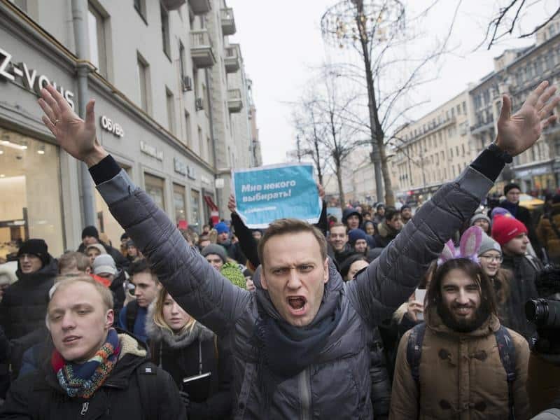 Russian opposition leader Alexei Navalny