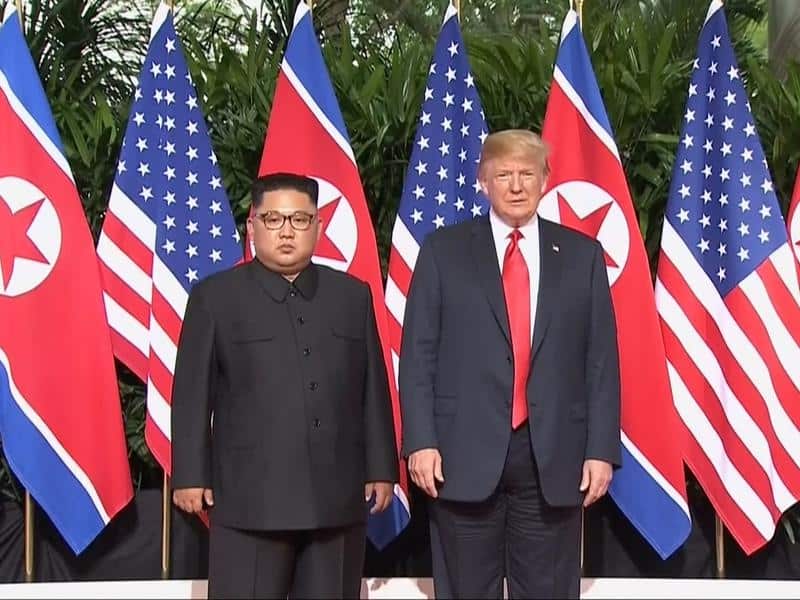 Kim Jong-un and Donald Trump