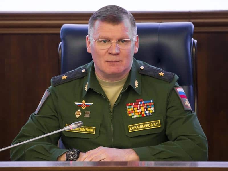 Russian defense ministry spokesman Major General Igor Konashenkov