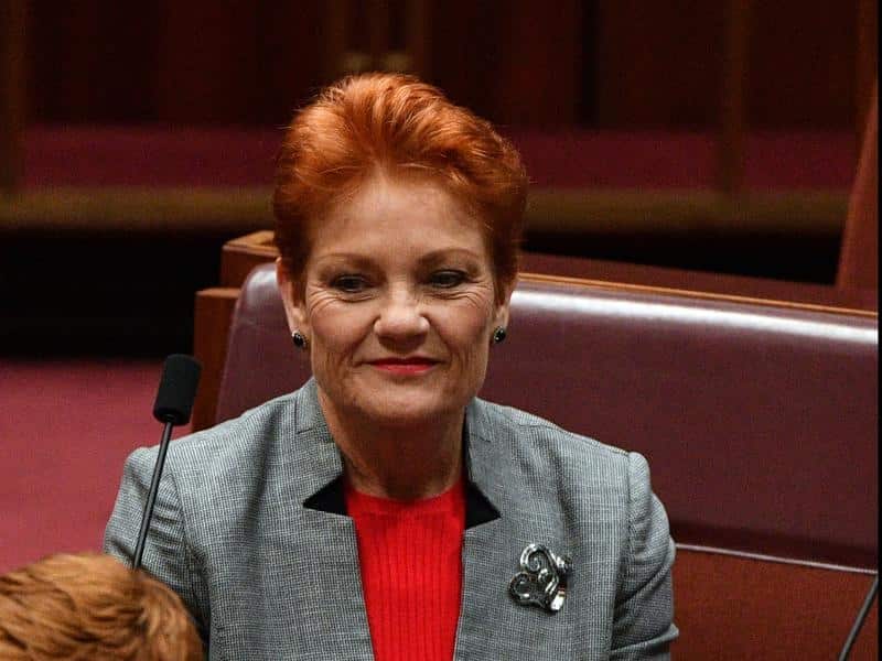 Pauline Hanson has praised the former Labor leader.