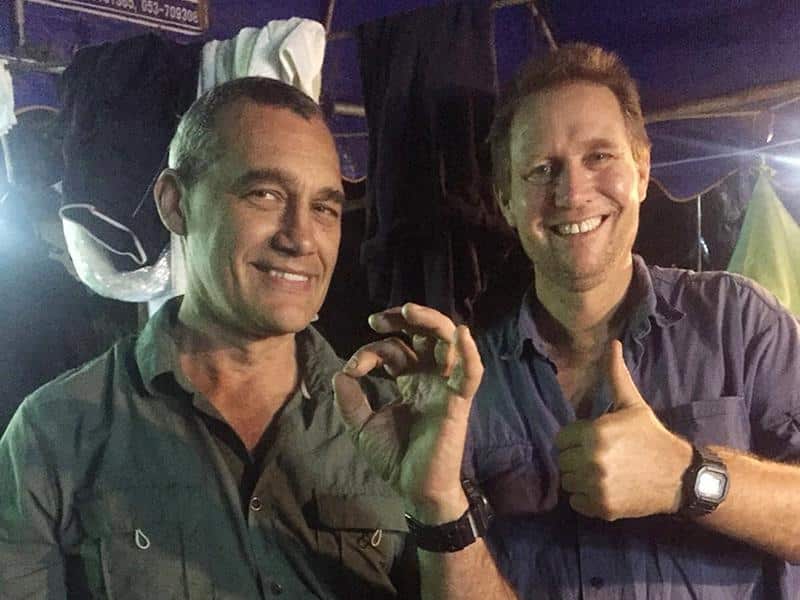 Craig Challen and Richard Harris - the pair are hoping to get back to normal life.