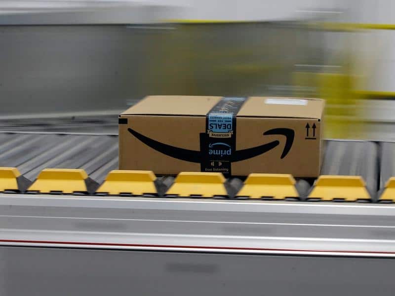 Picture of a box for an Amazon Prime customer
