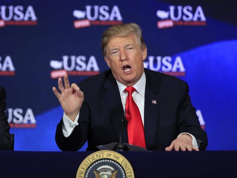 US President Donald Trump