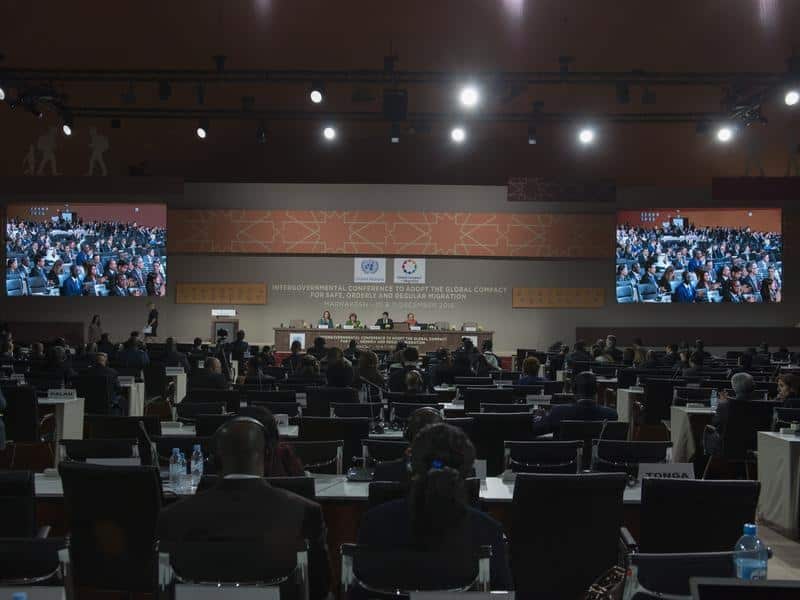 Australia has abstained from endorsing a UN global migration pact that was agreed in Marrakech.