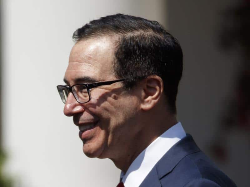 US Treasury Secretary Steven Mnuchin.