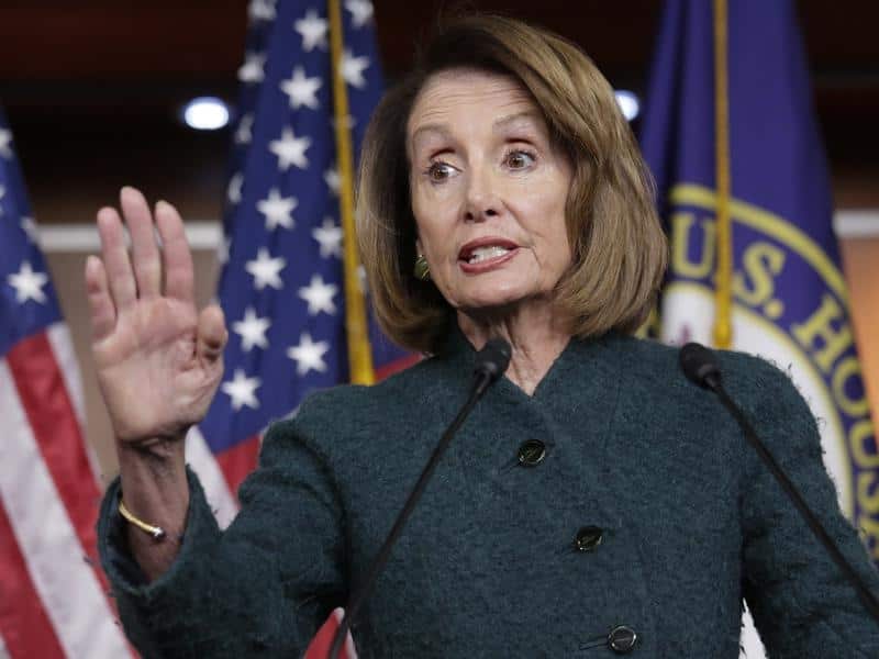 Nancy Pelosi pressed the president during the meeting. 