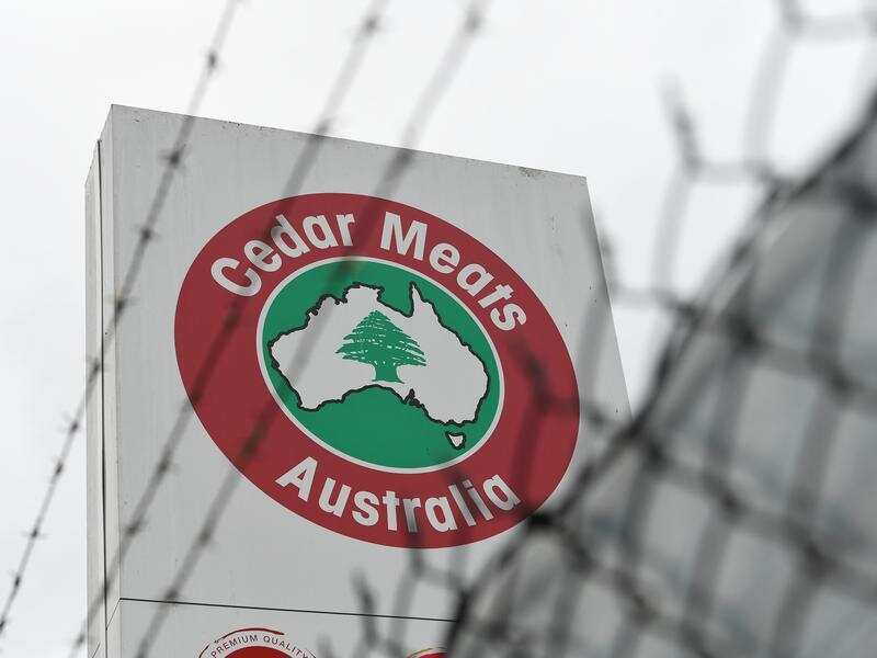 Signage for Cedar Meats Australia in Melbourne.