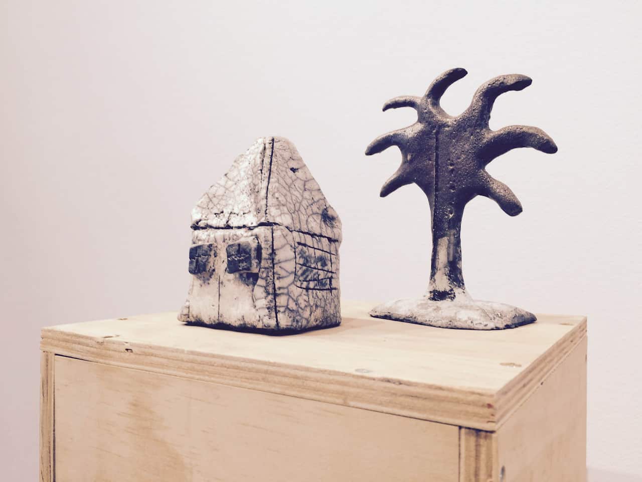 An artwork from the Art Bus exhibition, Welcome Home, in Adelaide.