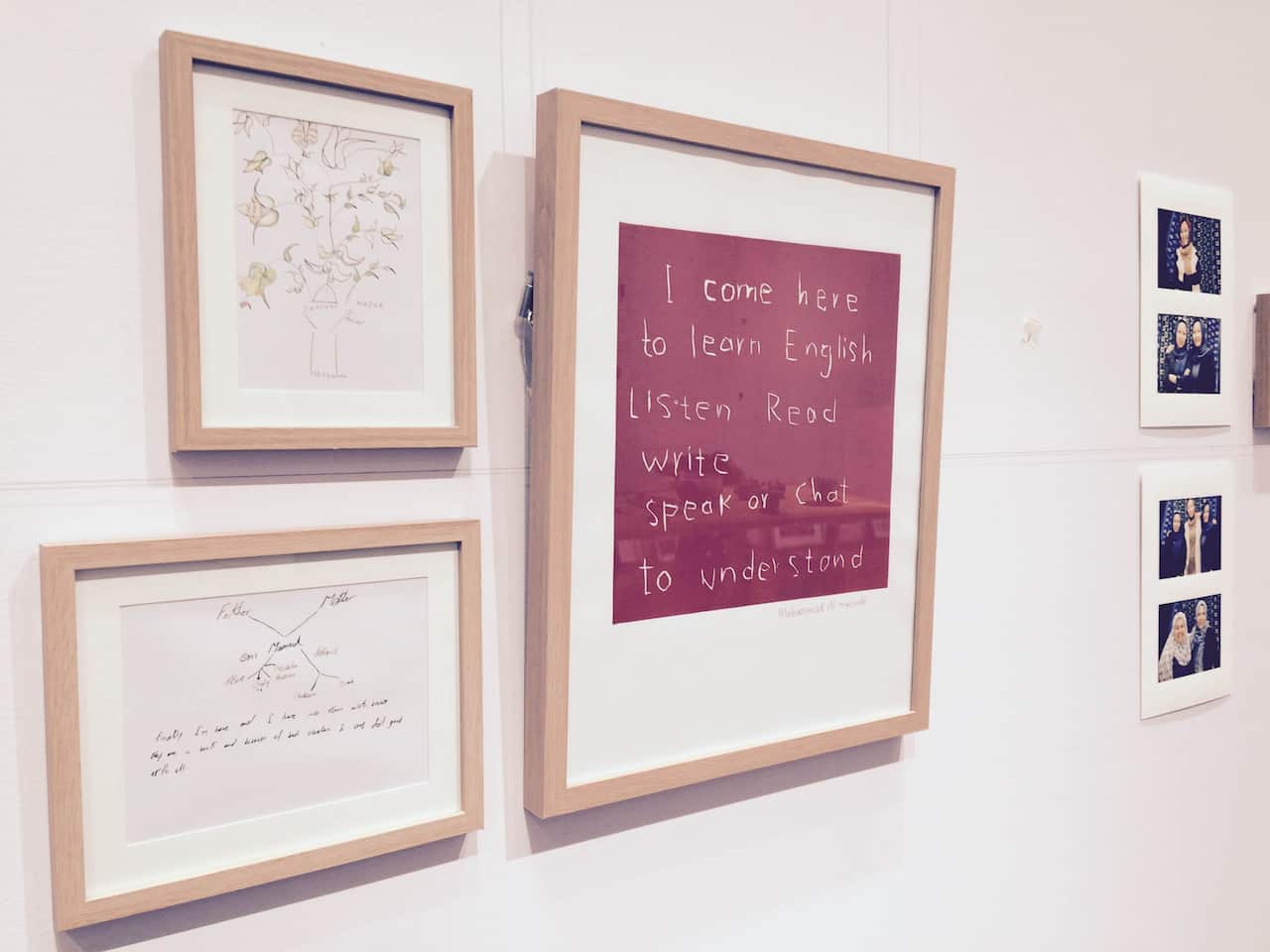 An artwork from the Art Bus exhibition, Welcome Home, in Adelaide.