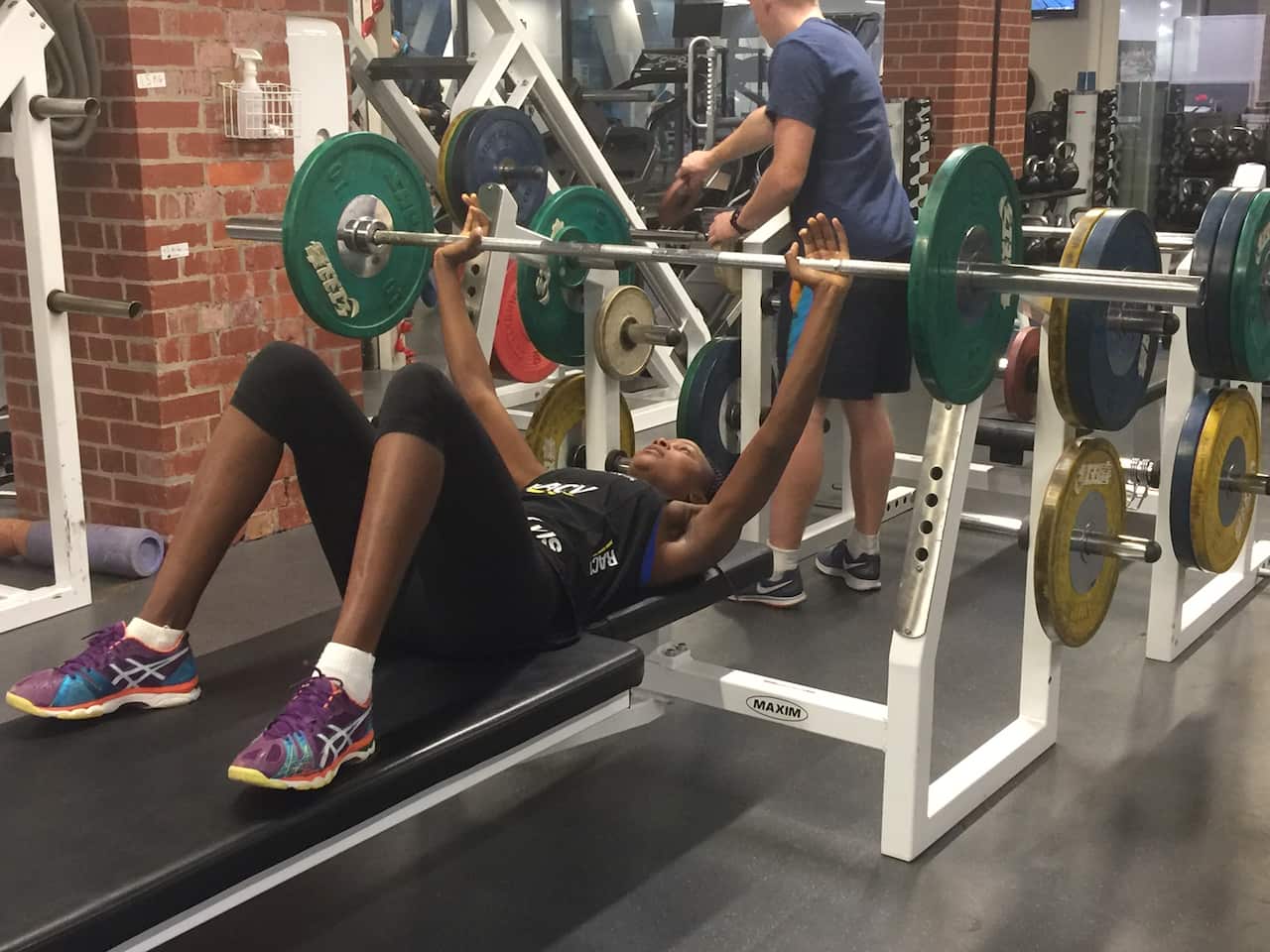 Mwai Kumwenda in training