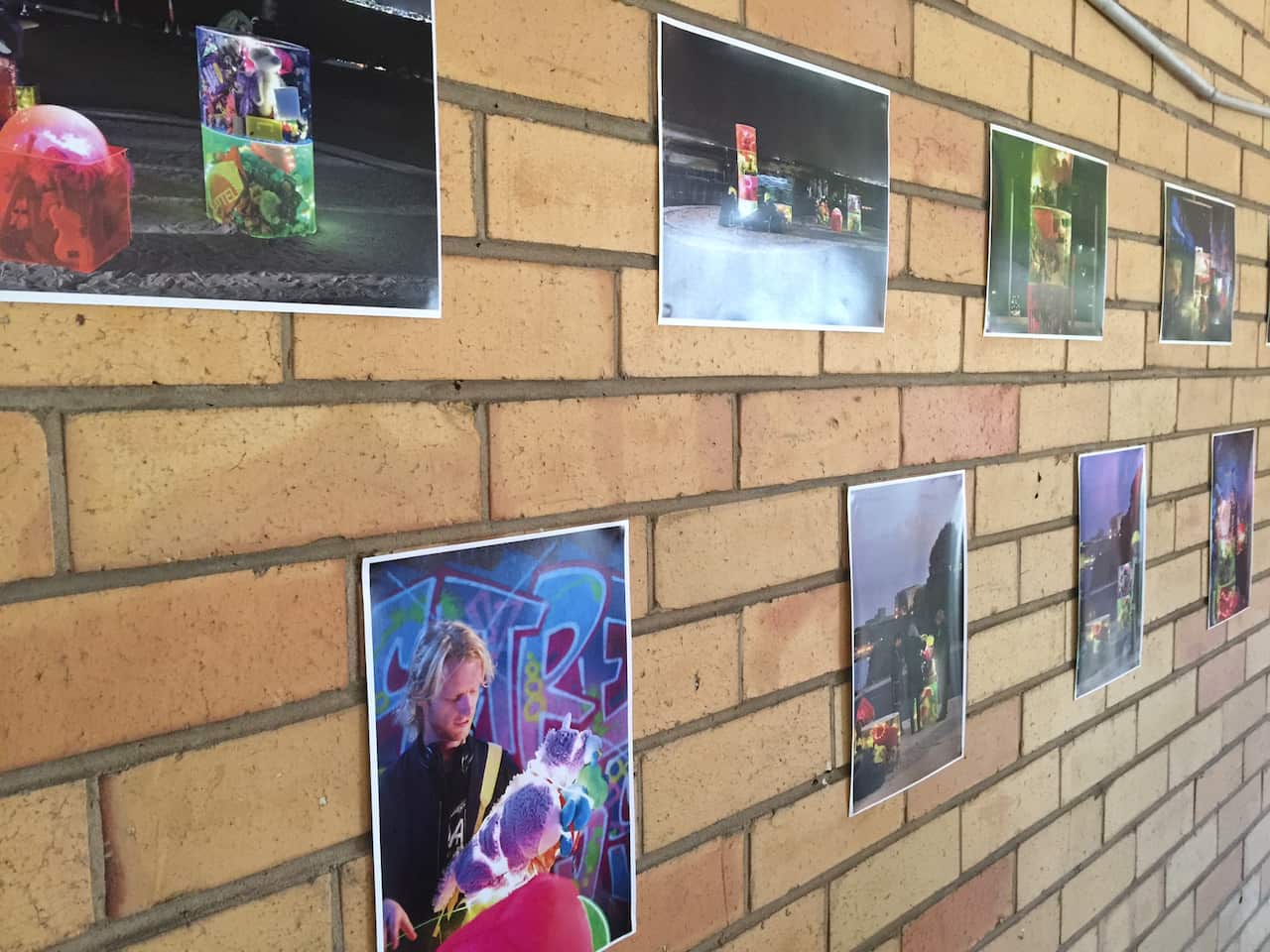 Works in progress at #VacantGeelong exhibition