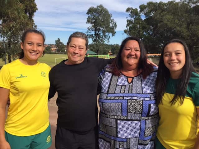 The McGregor family left to right: Page,  Travis,  Glenys and Rae