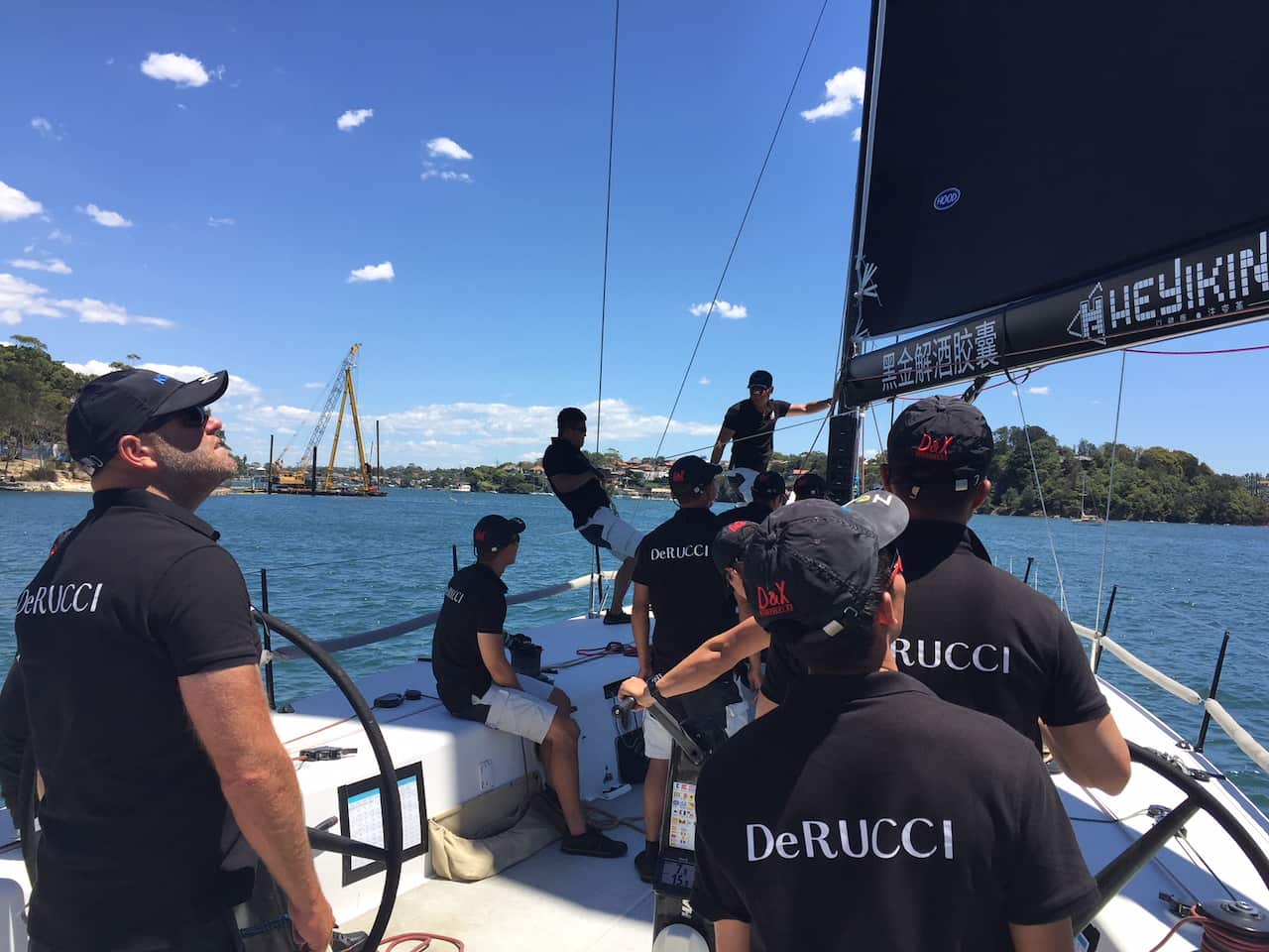 Ark323 crew getting used to Sydney Harbour