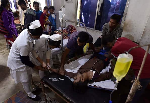 The workers consumed the tainted liquor laced with methyl alcohol, a chemical that attacks the central nervous system.
