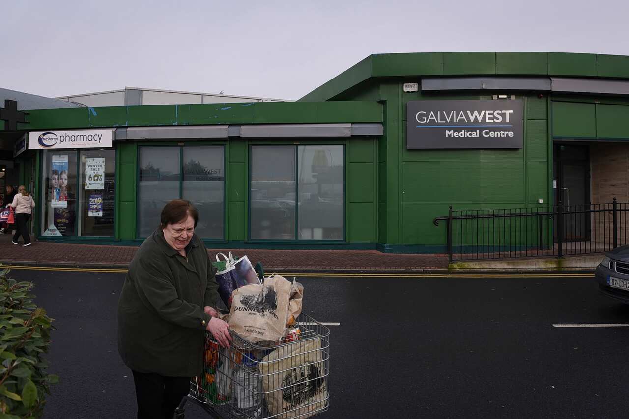 The Galvia West Medical Center, which offers abortion services and has been targeted by protesters, in Galway, Ireland.