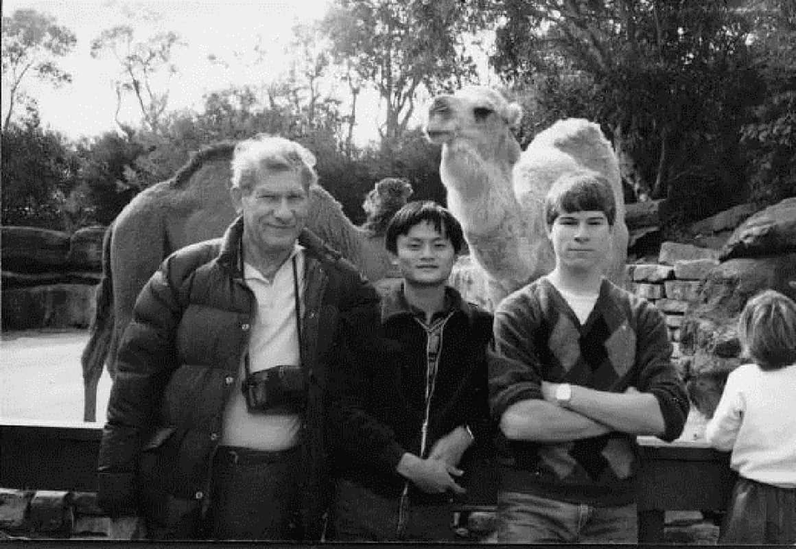 Jack Ma with Ken Morley