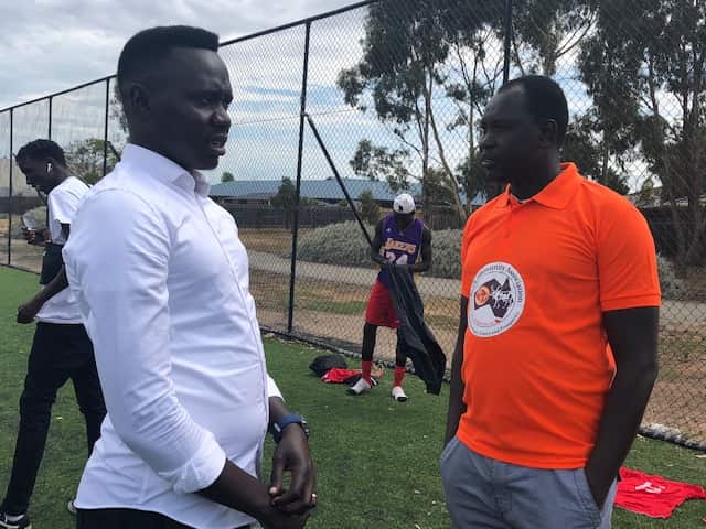 Jacob Kon and Nathanial Nhiall of Western Tigers