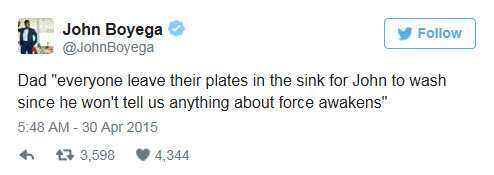 Johny Boyega Twitter
