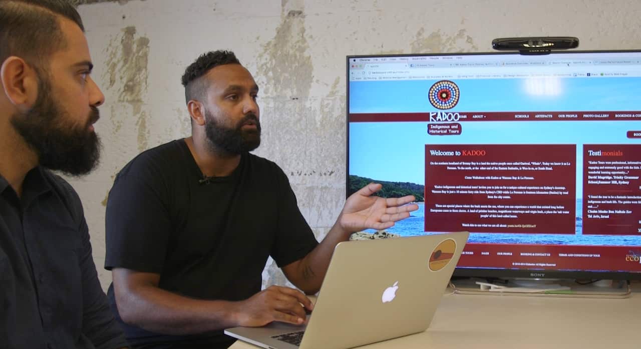 Liam Ridgeway (left) and John Saulo (right) co-founded NGNY in 2014.