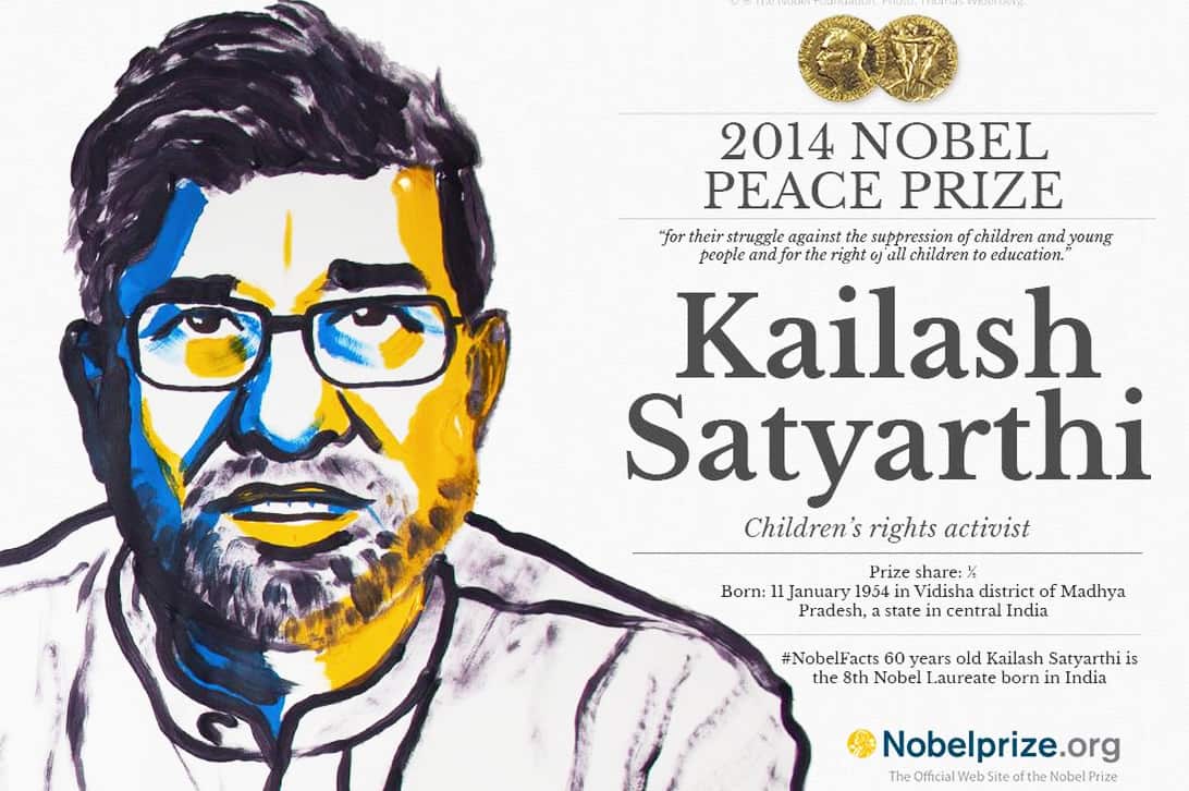 Nobel Peace Prize recipient Kailash Satyarthi.