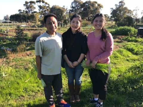 Members of Nhill's Karen community. 