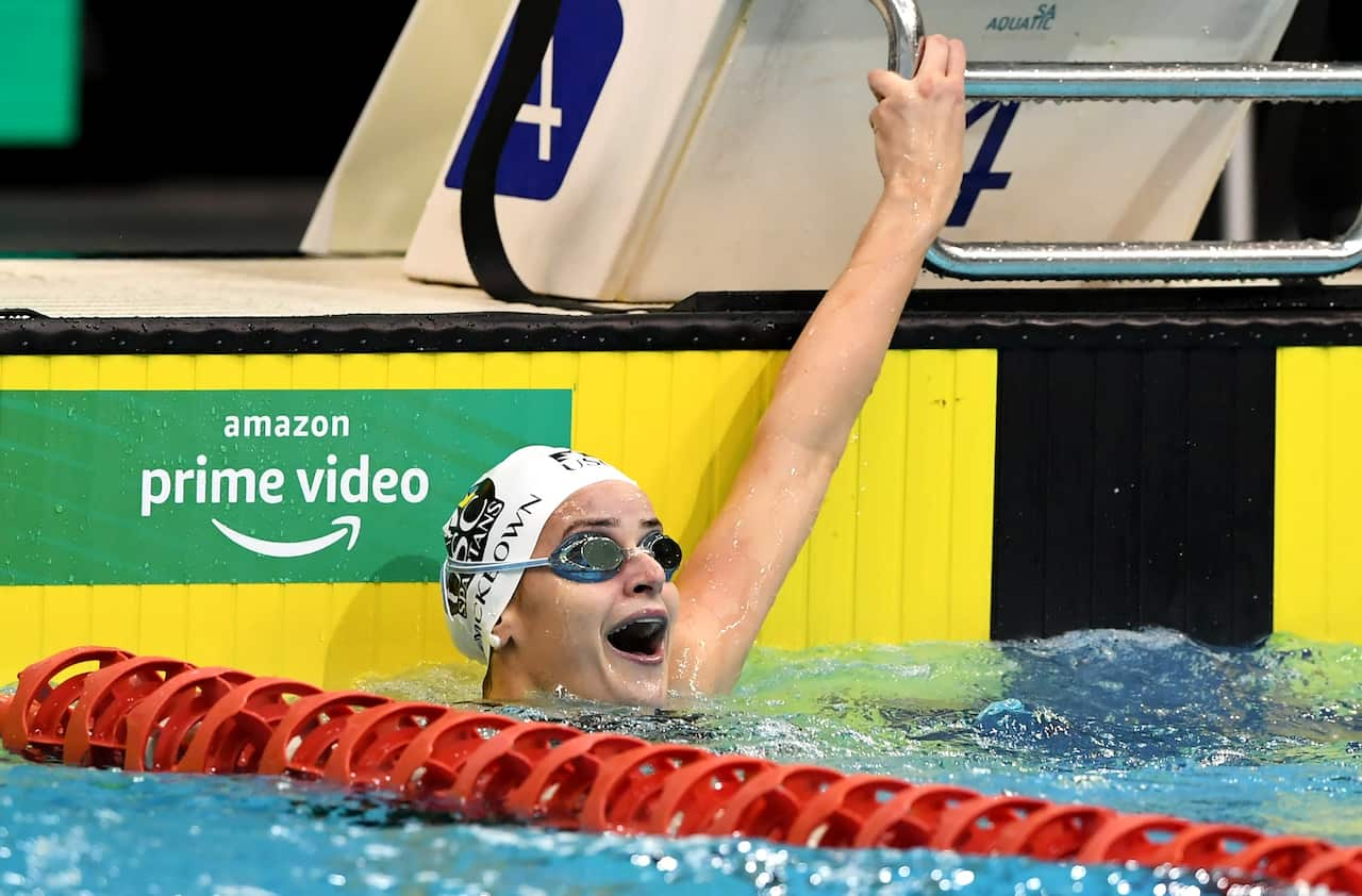 Australias Kaylee Mckeown Breaks 100m Backstroke World Record Says