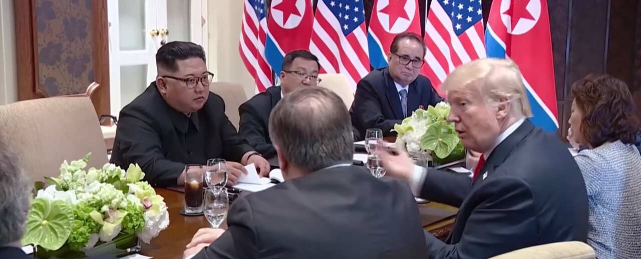 North Korea released its own video of the historic summit.
