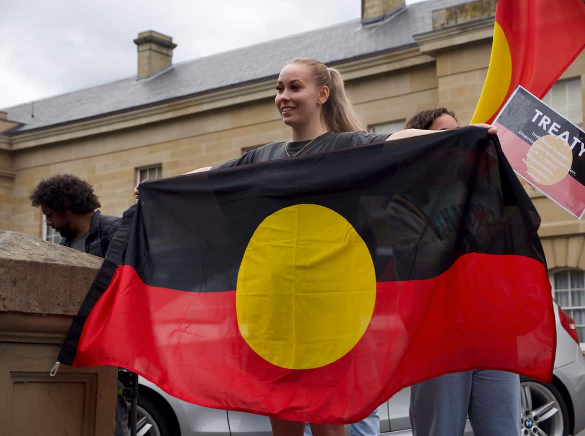 palawa woman Kitana Mansell.