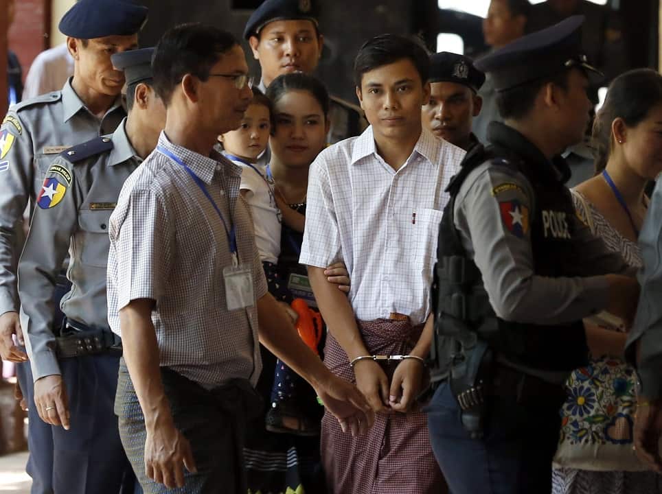 Detained Reuters journalist Kyaw Soe Oo.