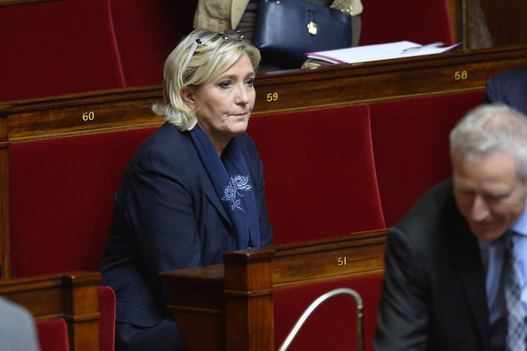  Front National President Marine Le Pen.