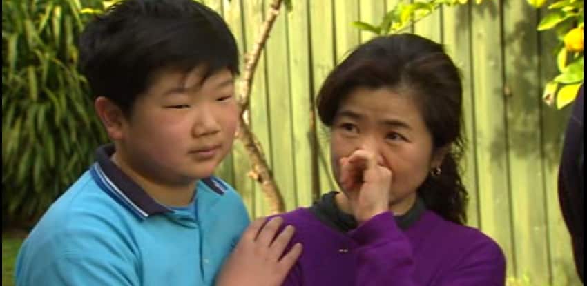 Mother Jessica Lee was is disbelief when she was told they had been granted a permanent visa.