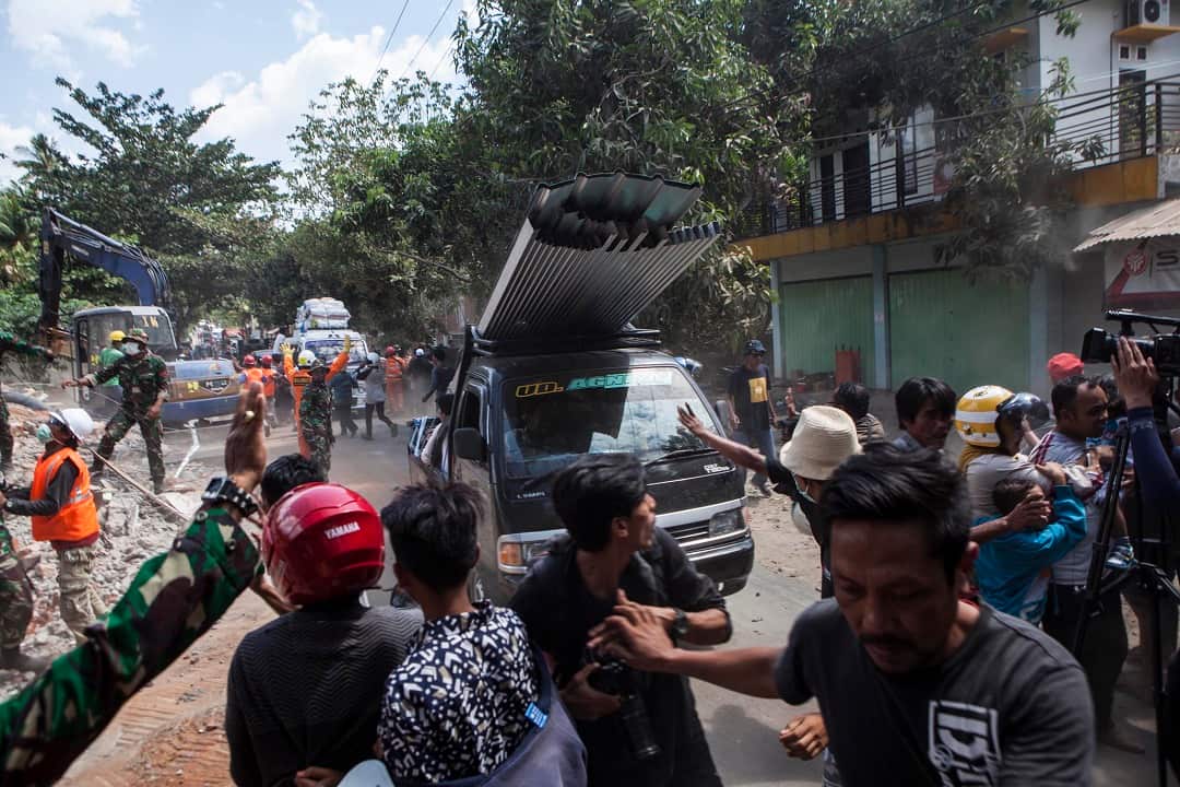 Earthquake Hit Lombok, Indonesia