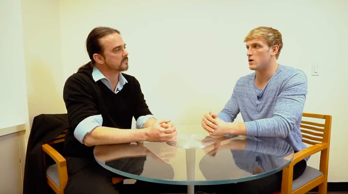 Logan Paul talks with Dr John Draper, director of the National Suicide Prevention Lifeline.