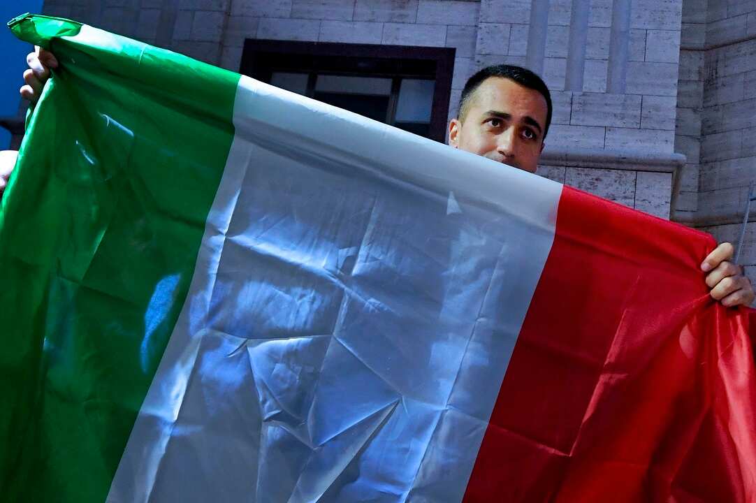 Five-Stars Movement (M5S) leader Luigi Di Maio.Italy, Tuesday, May 29, 2018. (Ciro Fusco/ANSA via AP)