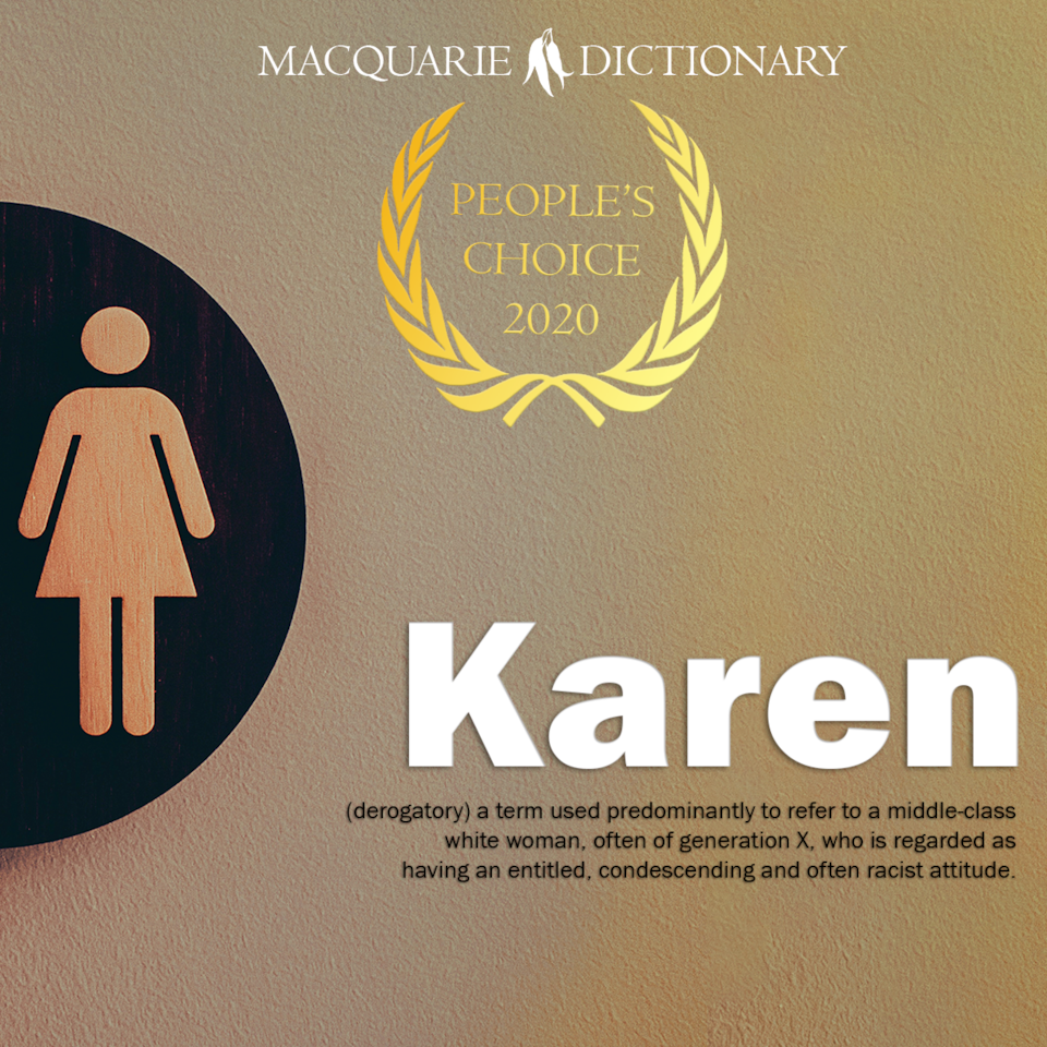 COVIDIOT and Karen among Macquarie Dictionary’s Words of the Year SBS