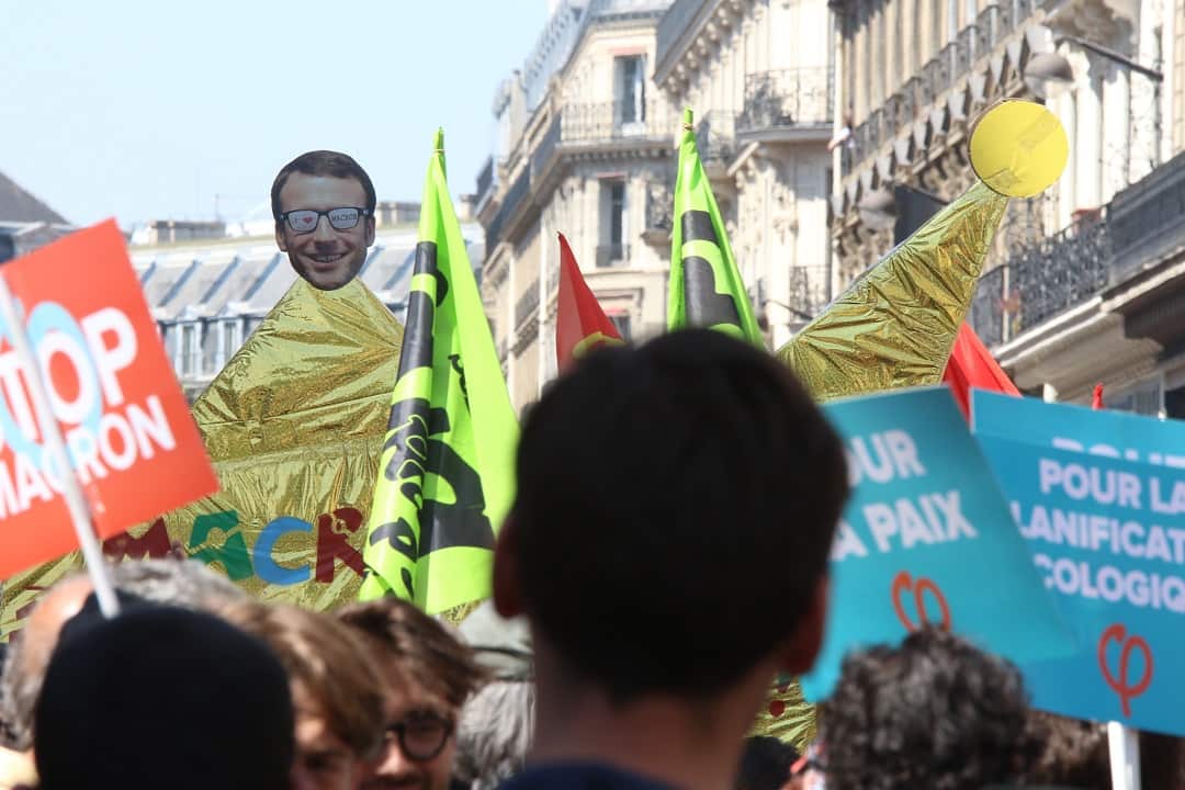 It was a generally peaceful march through the centre of Paris.