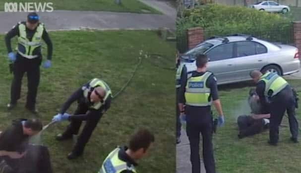 Victoria Police says the incident will be investigated. 