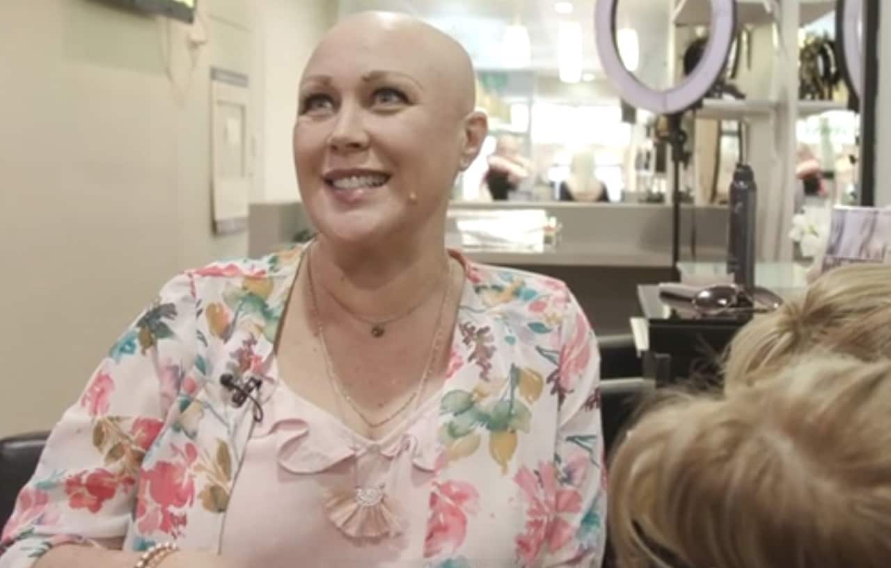 Wig maker Martine Richards suffers Alopecia, and lost her hair as a child.